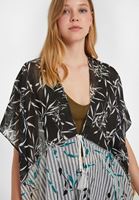 Bayan Çok Renkli Desenli Kimono