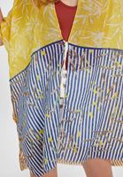 Bayan Çok Renkli Desenli Kimono