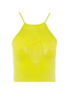 Bayan Yeşil Dikişsiz İnce Askılı Atlet