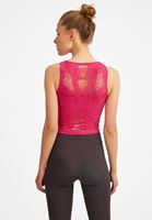 Bayan Pembe Jakarlı Dikişsiz Atlet