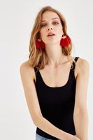 Bayan Siyah İnce Askılı Atlet