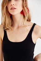 Bayan Siyah İnce Askılı Atlet