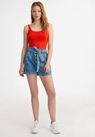 Bayan Kırmızı İnce Askılı Atlet