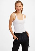 Bayan Beyaz İnce Askılı Atlet