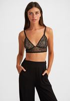 Bayan Siyah Dantel Büstiyer