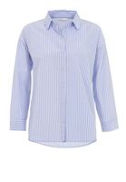 Bayan Çok Renkli Çizgili Uzun Gömlek