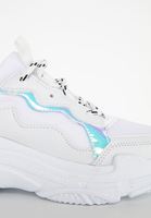 Bayan Beyaz Kalın Tabanlı Sneaker