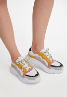 Bayan Çok Renkli Kalın Tabanlı Sneaker