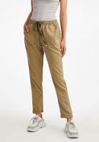 Bayan Yeşil Beli Lastikli Havuç Kesim Pantolon ( TENCEL™ )