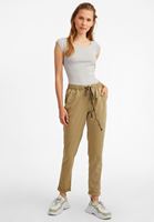 Bayan Yeşil Beli Lastikli Havuç Kesim Pantolon ( TENCEL™ )