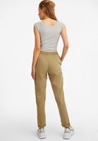 Bayan Yeşil Beli Lastikli Havuç Kesim Pantolon ( TENCEL™ )