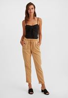 Bayan Sarı Bağcıklı Cep Detaylı Jogger