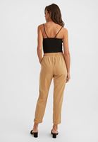 Bayan Sarı Bağcıklı Cep Detaylı Jogger