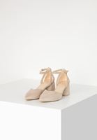 Bayan Krem Topuklu Ayakkabı