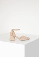 Bayan Krem Topuklu Ayakkabı