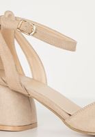 Bayan Krem Topuklu Ayakkabı