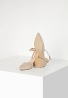 Bayan Krem Topuklu Ayakkabı