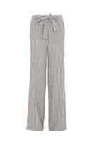 Bayan Gri Kemerli Bol Paça Pantolon