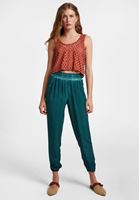 Bayan Yeşil Beli Lastikli Jogger Pantolon