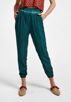 Bayan Yeşil Beli Lastikli Jogger Pantolon