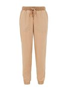 Bayan Krem Beli Lastik Detaylı Jogger Pantolon ( TENCEL™ )