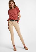 Women Cream High Rise Skinny Jeans