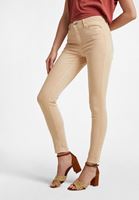 Women Cream High Rise Skinny Jeans