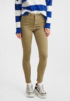 Bayan Yeşil Yüksek Bel Pantolon