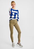 Bayan Yeşil Yüksek Bel Pantolon