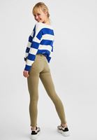 Bayan Yeşil Yüksek Bel Pantolon