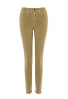 Bayan Yeşil Yüksek Bel Pantolon