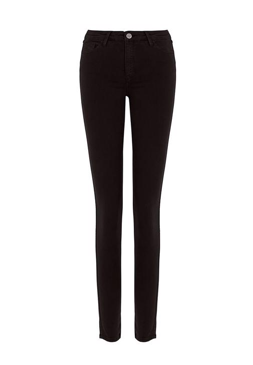 V-Neck Tişört Ve Orta Bel Pantolon Kombini