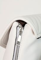 Bayan Beyaz Fermuar Detaylı Sırt Çantası