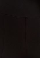 Bayan Siyah Pamuklu Casual Tayt