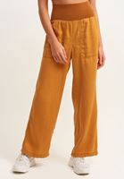 Bayan Turuncu Nature Friendly Wide-Leg Bol Pantolon ( TENCEL™ )