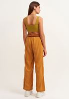 Bayan Turuncu Nature Friendly Wide-Leg Bol Pantolon ( TENCEL™ )
