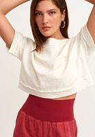 Bayan Bordo Nature Friendly Wide-Leg Bol Pantolon ( TENCEL™ )