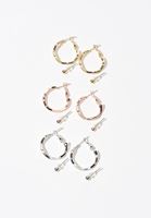 Bayan Çok Renkli Çoklu Küpe Seti