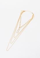 Bayan Altın Figürlü Zincir Kolye