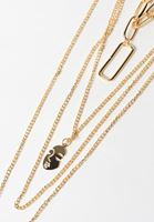 Bayan Altın Figürlü Zincir Kolye