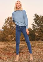 Bayan Mavi Casual Jegging Skinny Pantolon