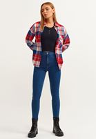 Bayan Mavi Casual Jegging Skinny Pantolon