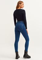 Bayan Mavi Casual Jegging Skinny Pantolon