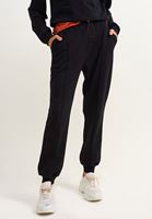 Bayan Siyah Sweat Jogger Pantolon