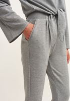 Bayan Gri Pileli Sweat Pantolon