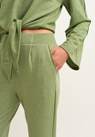 Bayan Yeşil Pileli Sweat Pantolon
