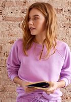 Bayan Mor Zero-Neck Crop Sweatshirt