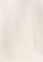 Bayan Krem Zero-Neck Crop Sweatshirt