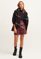 Bayan Siyah Roll-Neck Sweatshirt