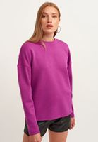 Bayan Mor Zero-Neck Sweatshirt
